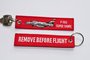 F-100 Super Sabre 32nd TFS keychain keyring Remove Before Flight_