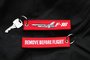 F-16 Keychain Keyring Remove before Flight Key Chain_