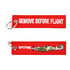 Spitfire keychain keyring Remove Before Flight_