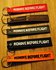 set 1: Remove Before Flight Keychains Keyrings Key Chains 5 different colors_