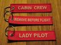 set 3: Remove Before Flight Keychains Keyrings Key Chains 3 different keyrings_