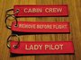 set 4: Remove Before Flight Keychains Keyrings Key Chains 4 different keyrings_
