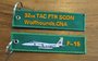 F-15 Eagle 32nd TFS Wolfhounds keyring keychain _