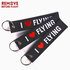 I love flying keyring keychain_